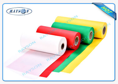 Renkli PP Spunbond Non Woven Fabric Nontextile  Sertifikalı Geri Dönüşüm