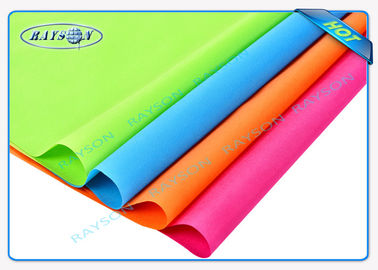 Renkli PP Spunbond Non Woven Fabric Nontextile  Sertifikalı Geri Dönüşüm