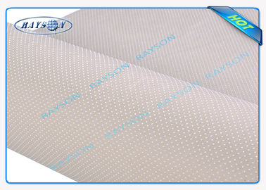 Geri Dönüştürülebilir Beyaz Polipropilen Spunbond Non Woven Fabric Hava Geçirgen Küçük Rulo