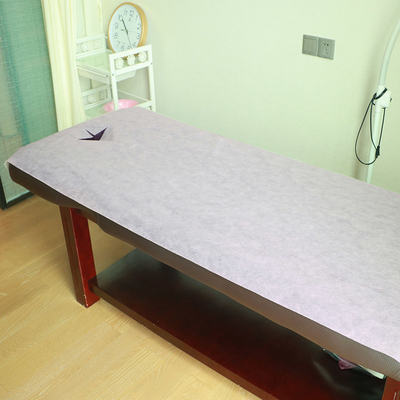 Pp Spunbond Sigara Dokuma Çarşaf Masaj Masa Örtüsü Yüz Delikli 80 X 180cm